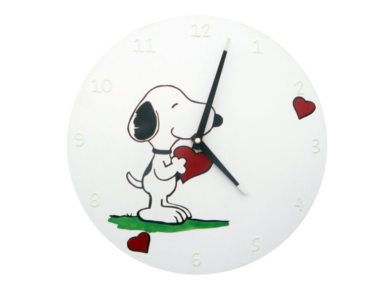Ceas perete Snoopy fosforescent snoopy fata