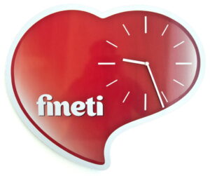 Ciocolata Fineti, ceas de perete ceas perete fineti sigla