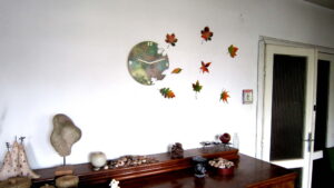 Ceas de perete Toamna ceas frunze toamna