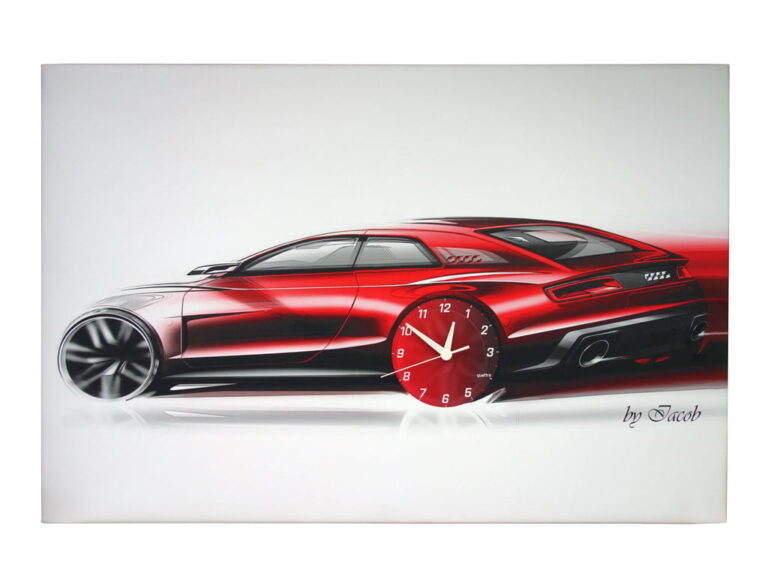 Audi ceas de perete tablou canvas
