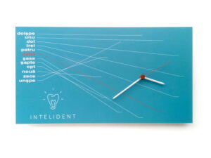 Intelident ceas de perete vedere fata