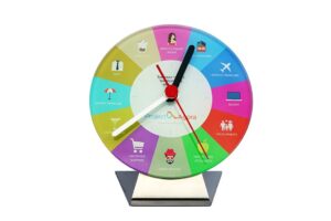 Agora, ceas de masă ceas birou sticla