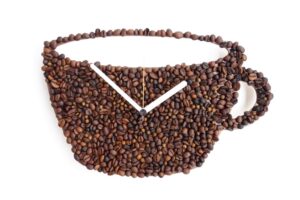 Ceașca mea de viață din fiecare dimineață, ceas de perete boaba cafea ceas perete