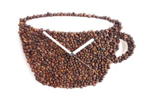 Ceașca mea de viață din fiecare dimineață, ceas de perete timpul pentru cafea