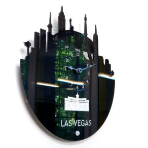 Ceas perete Las Vegas cu led-uri
