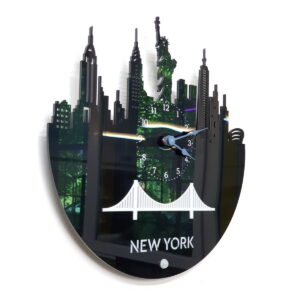 Ceas perete New York led-uri senzor de prezenta