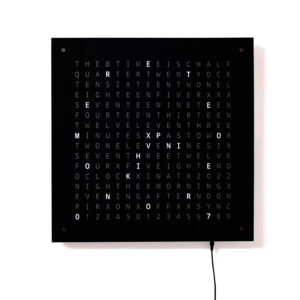 Ceas wordclock format analog