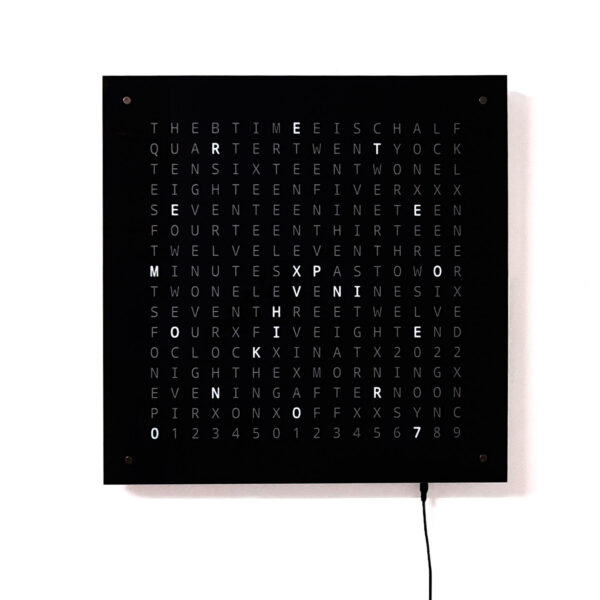 Ceas wordclock format analog