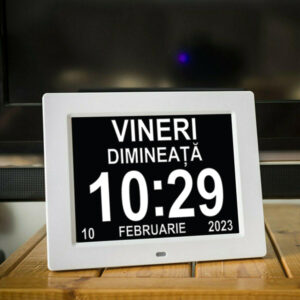 Ceas digital calendar ziua luna anul