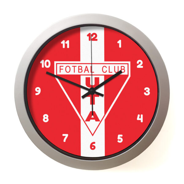 Ceas de perete UTA Arad suporter fotbal, 30 cm