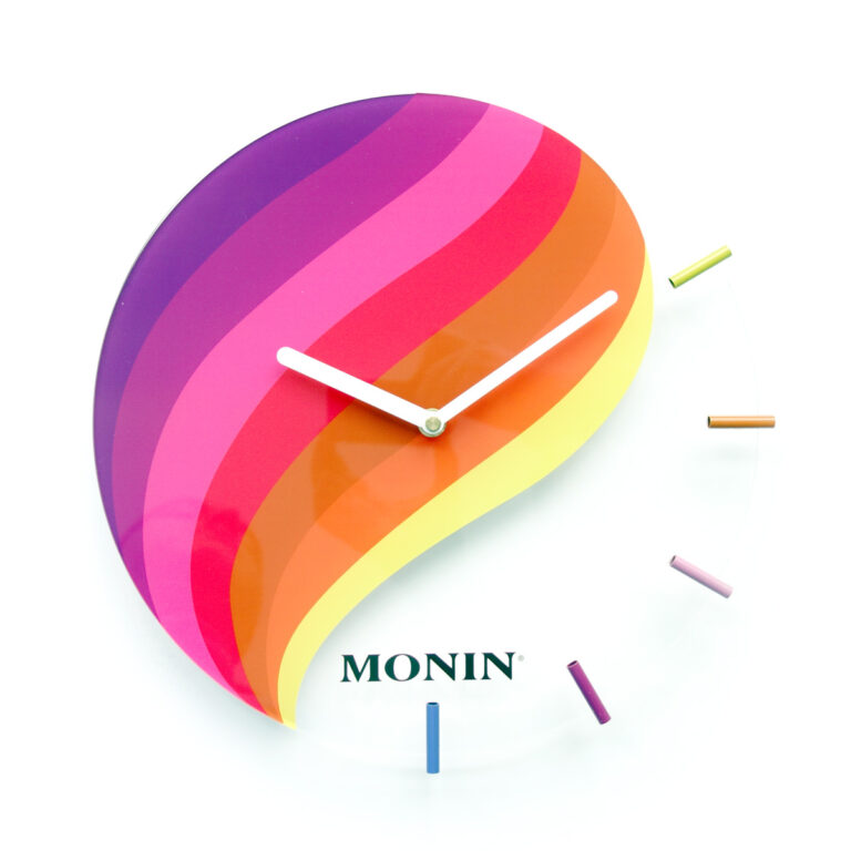 Ceas de Perete Personalizat Monin x Be Clockwise - Vedere Frontală