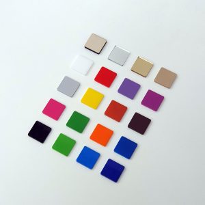 Mostre reale materiale și culori - placaj lemn natural plexiglass vopsit oglindă pentru cifre ceas