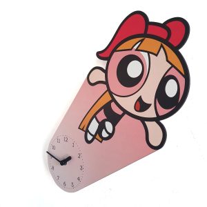 Detaliu cadran ceas Blossom panglica rosie personaj leader